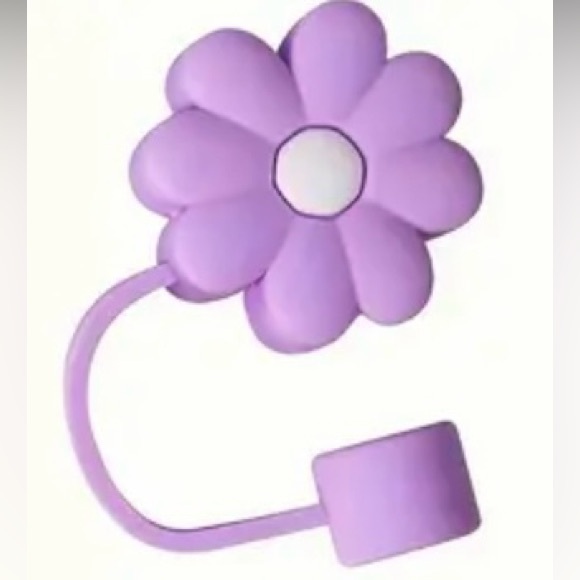 Flower Straw Topper, Fits 10mm Straws, NEW, Germ/Bug/Dust Proof your Tum… - Picture 6 of 9